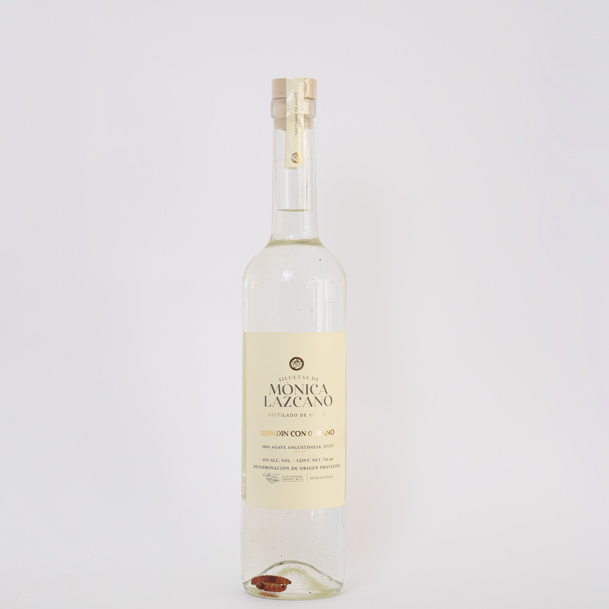 Mezcal de Agave Espadín con Gusano